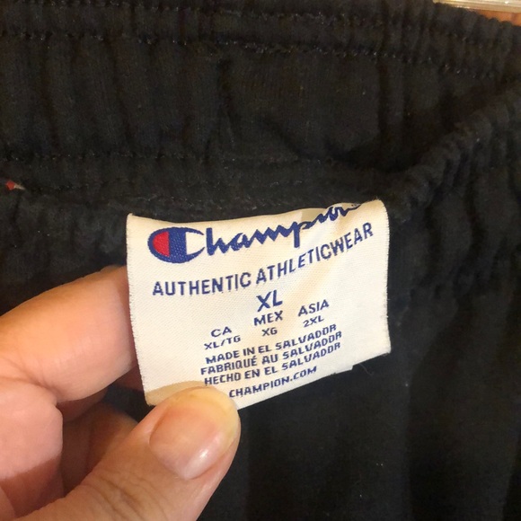 Champion Black Sweatpants - Picture 2 of 6